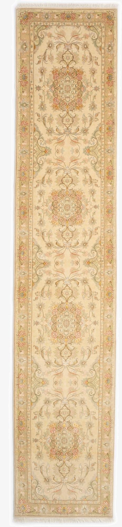  2' 9 x 13' 7 Tabriz Runner Rug