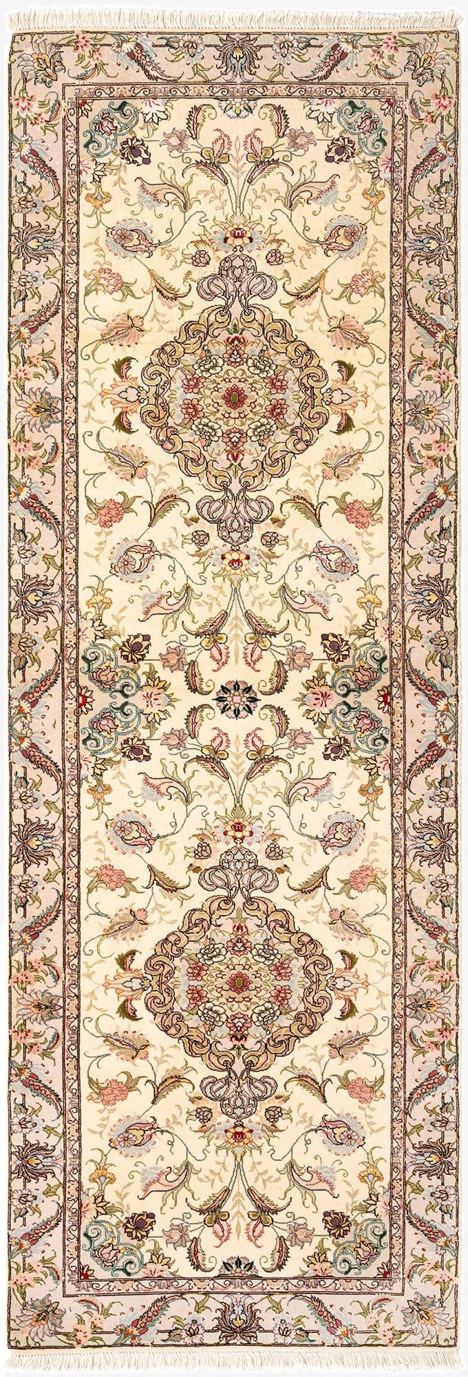  2' 11 x 8' 11 Tabriz Runner Rug