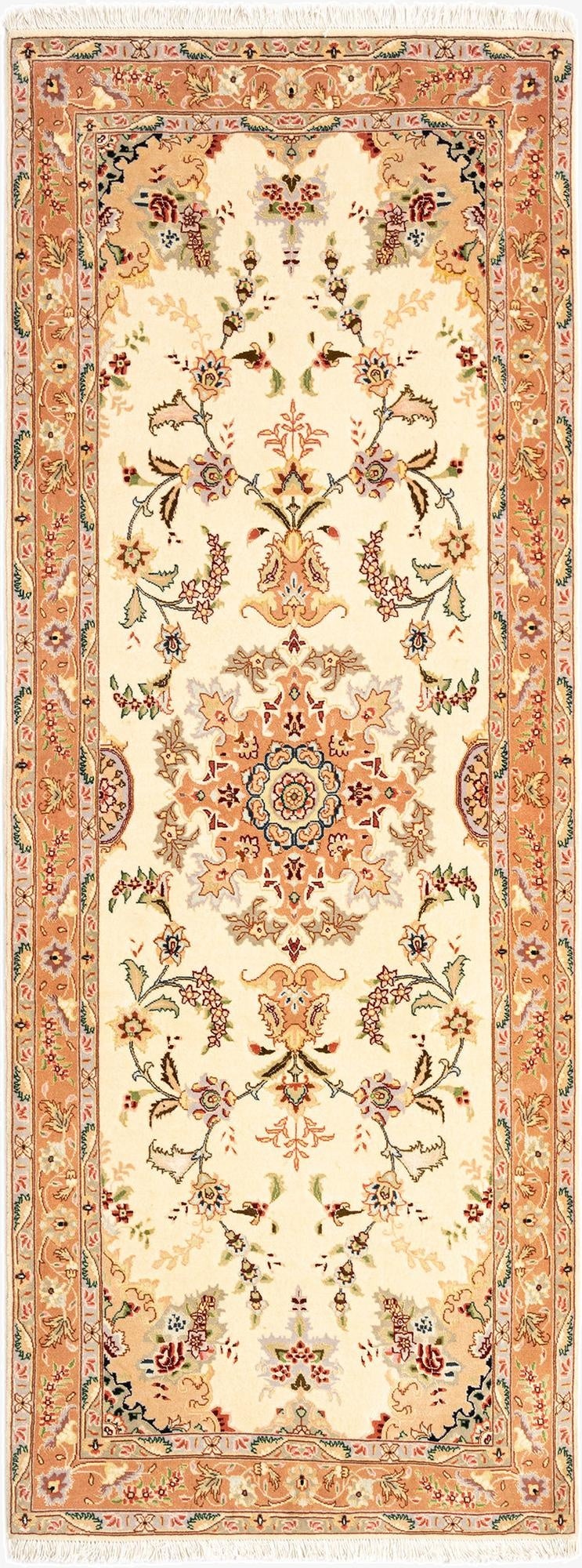  2' 8 x 7' 2 Tabriz Runner Rug