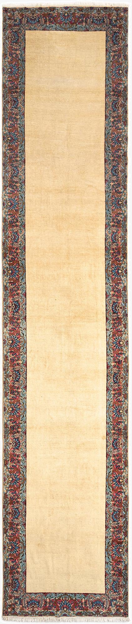 3' 11 x 18' 8 Tabriz Wool Runner Rug