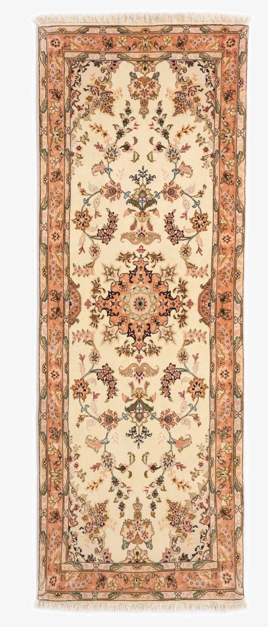  2' 5 x 6' 9 Tabriz Runner Rug