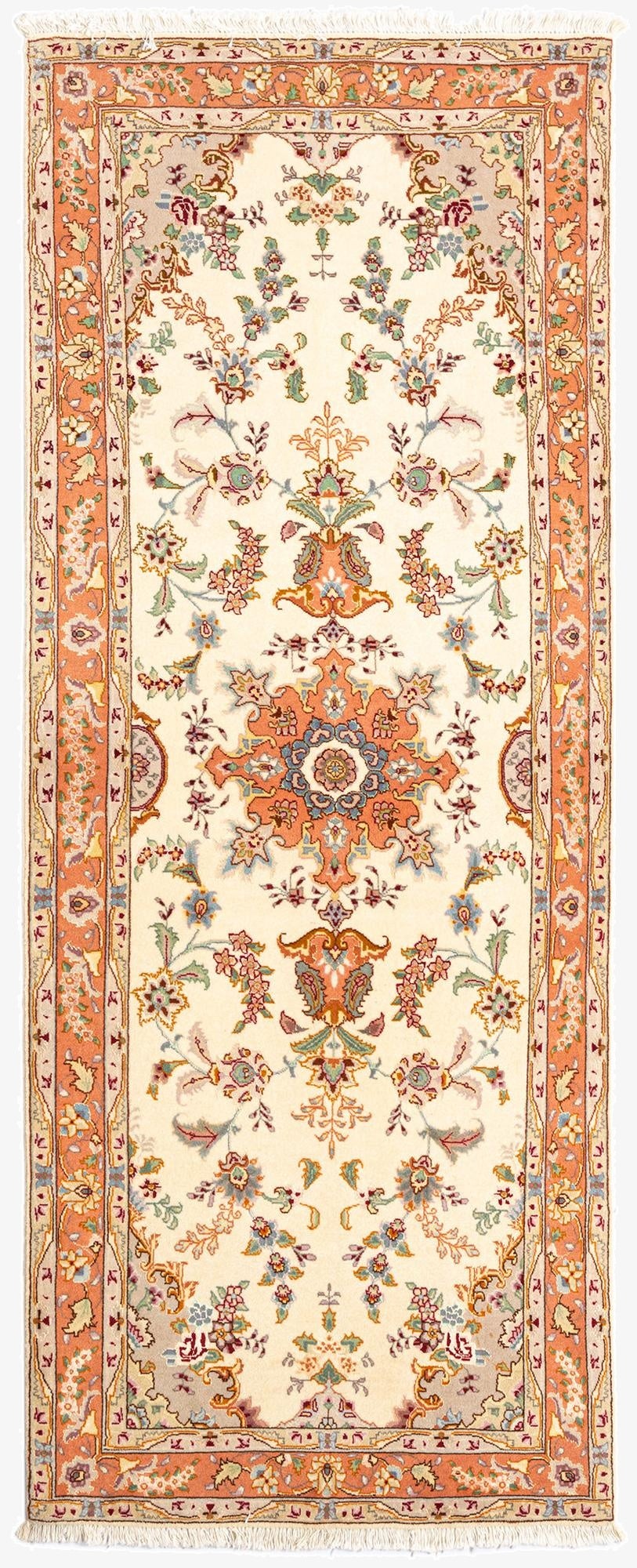 2' 7 x 6' 11 Tabriz Runner Rug