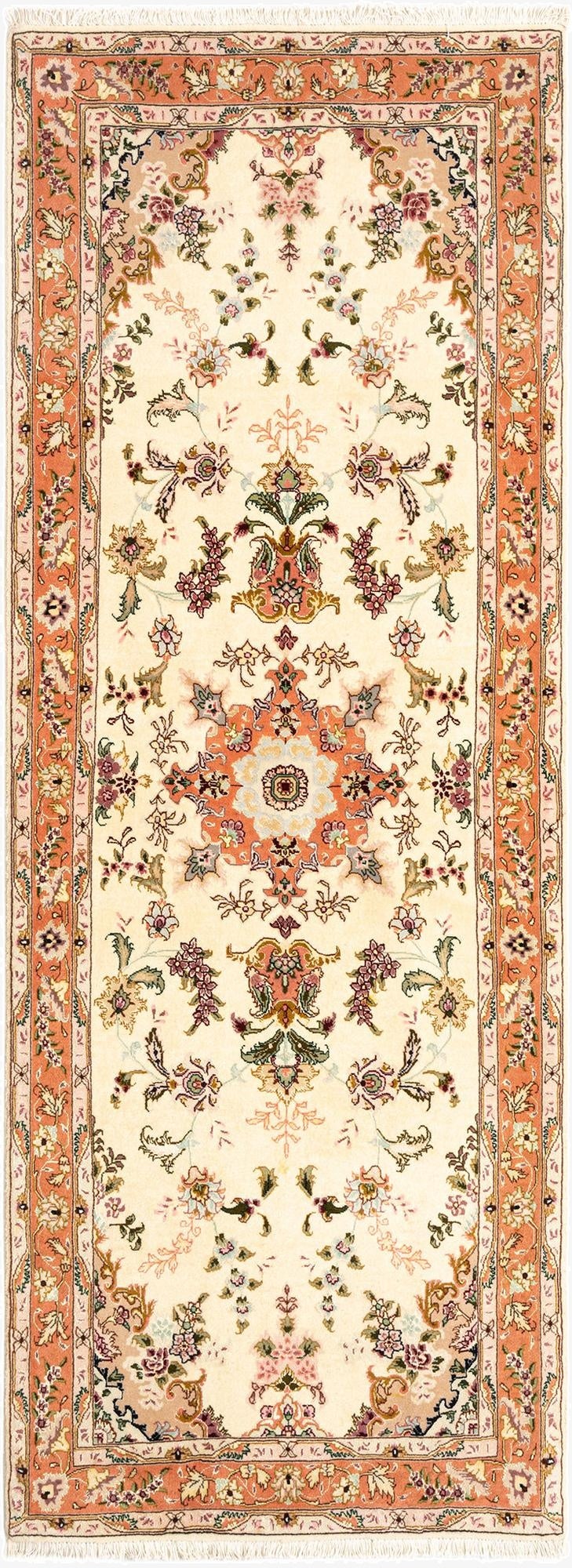  2' 8 x 7' Tabriz Runner Rug