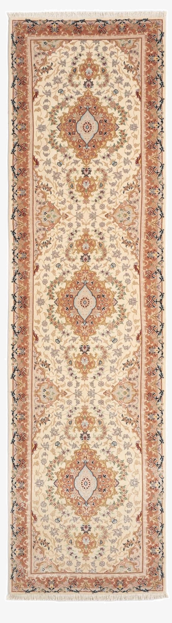  2' 9 x 11' 2 Tabriz Runner Rug