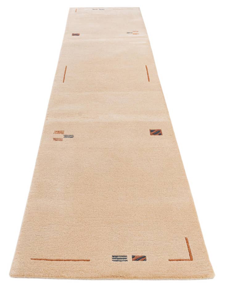 Detail image of  2' 7 x 11' 6  Hand Knotted Tibet Wool Runner Rug