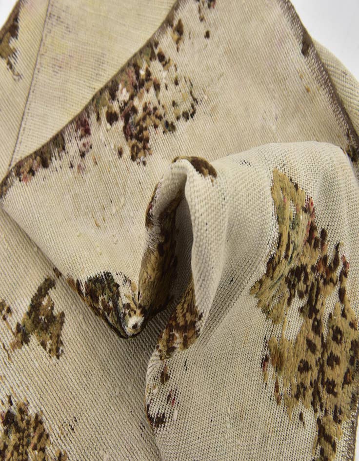 Detail image of  2' 4 x 12' 4  Hand Knotted Ultra Vintage Persian Wool Runner Rug