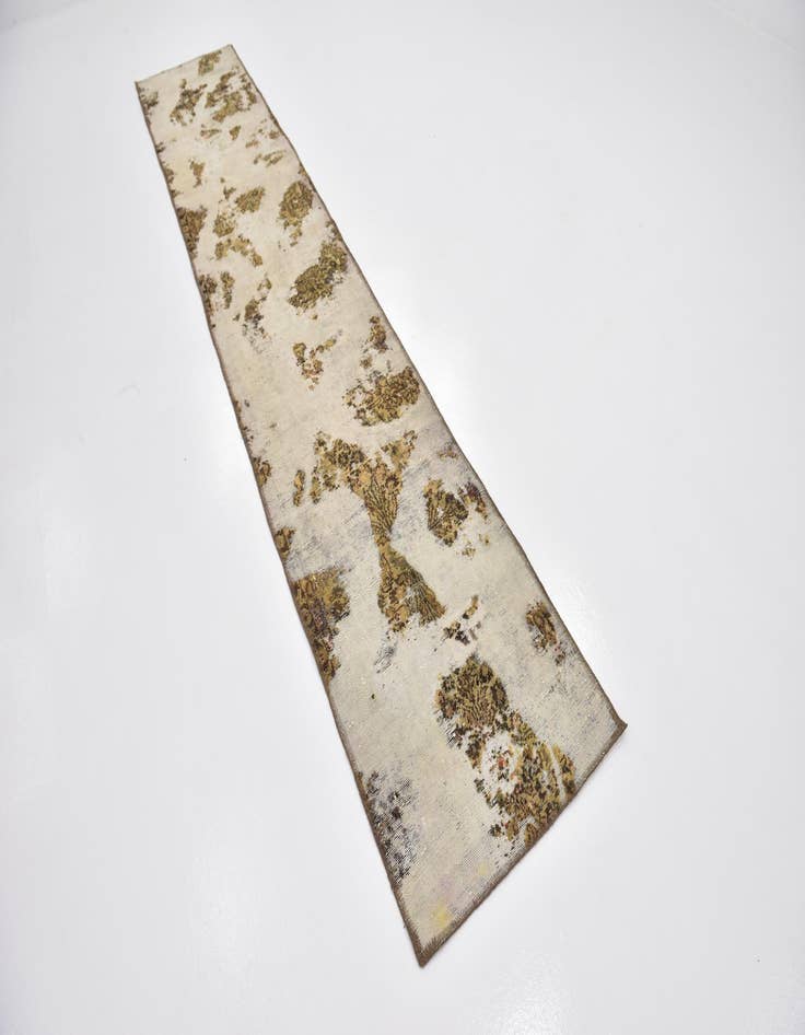 Detail image of  2' 4 x 12' 4  Hand Knotted Ultra Vintage Persian Wool Runner Rug