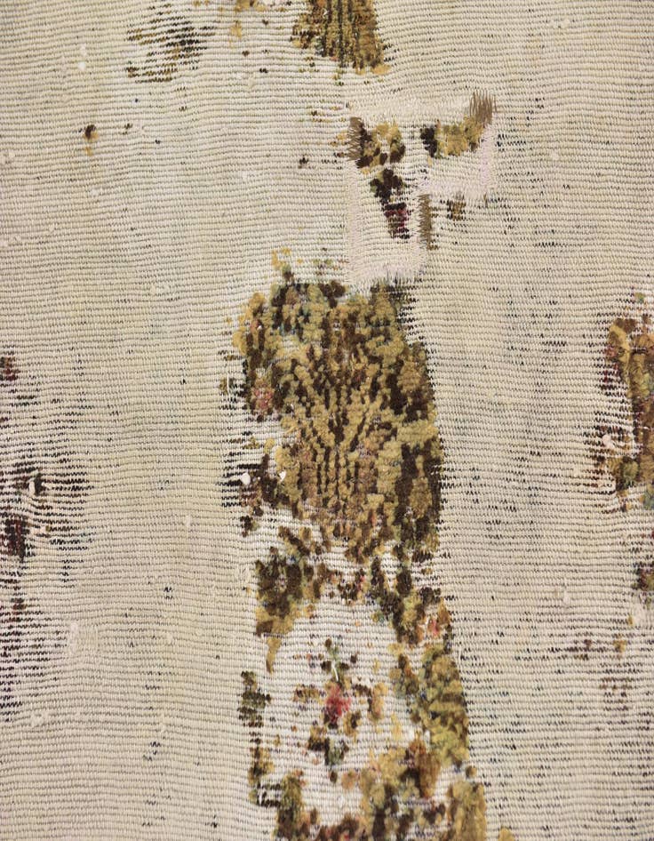 Detail image of  2' 4 x 12' 4  Hand Knotted Ultra Vintage Persian Wool Runner Rug