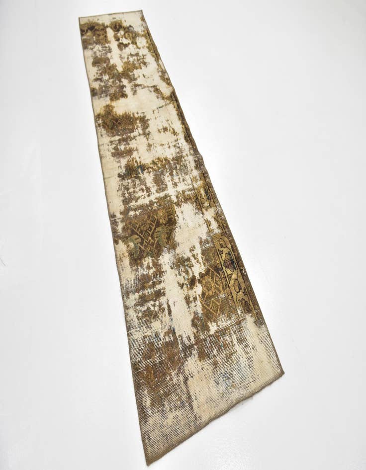 Detail image of  2' 5 x 8' 10  Hand Knotted Ultra Vintage Persian Wool Runner Rug