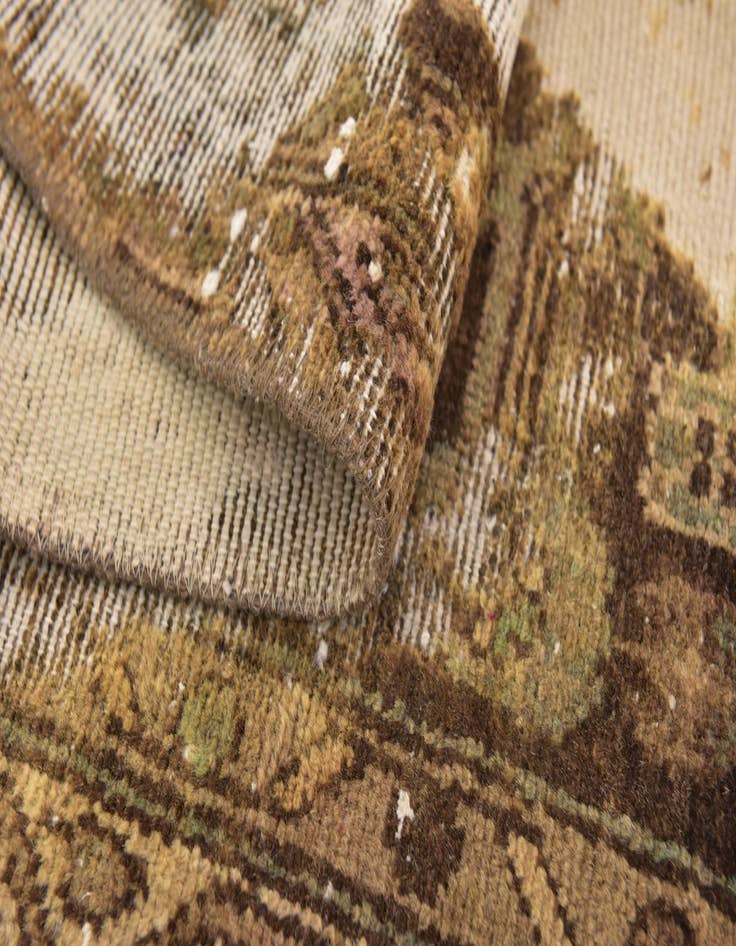 Detail image of  2' 10 x 9' 4  Hand Knotted Ultra Vintage Persian Wool Runner Rug