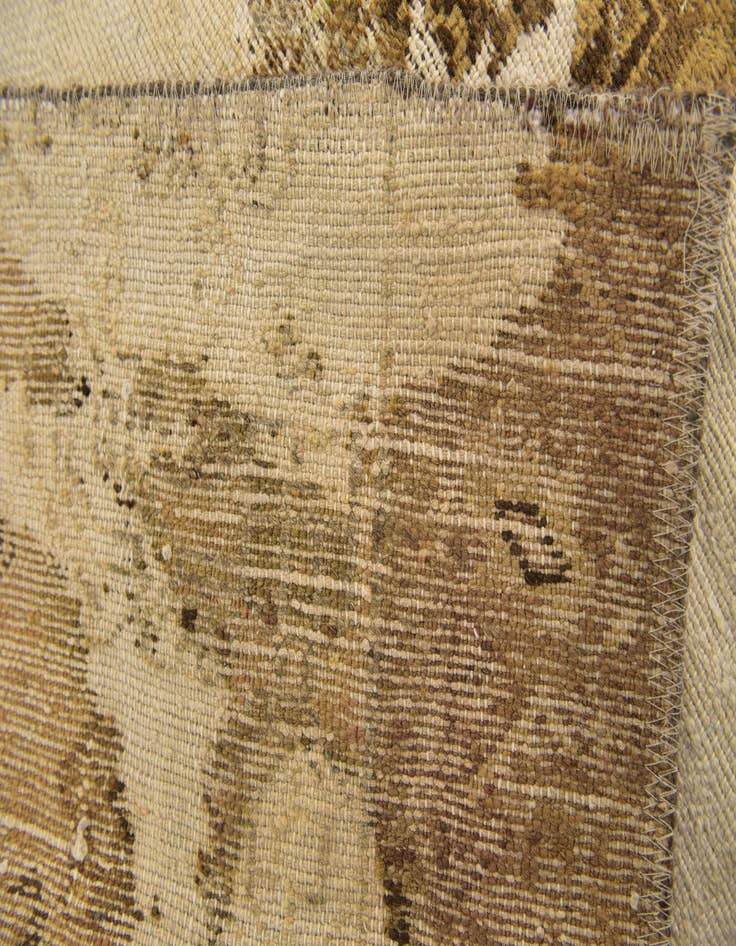 Detail image of  3' x 6'  Hand Knotted Ultra Vintage Persian Wool Runner Rug