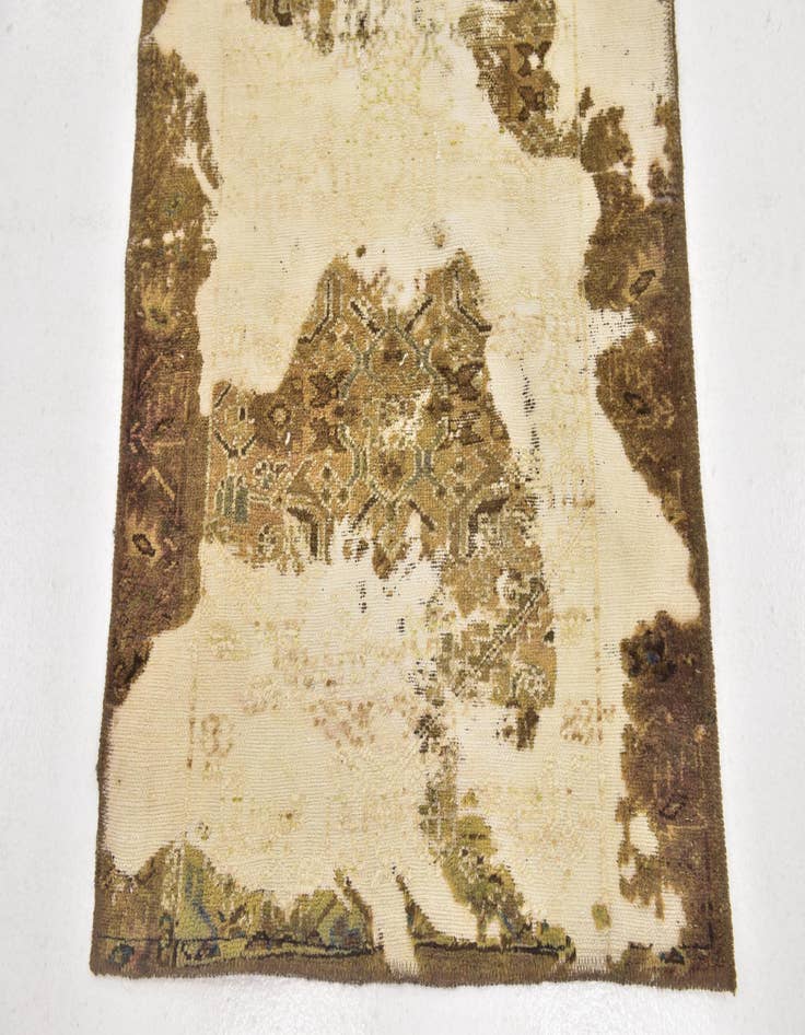 Detail image of  3' x 6'  Hand Knotted Ultra Vintage Persian Wool Runner Rug