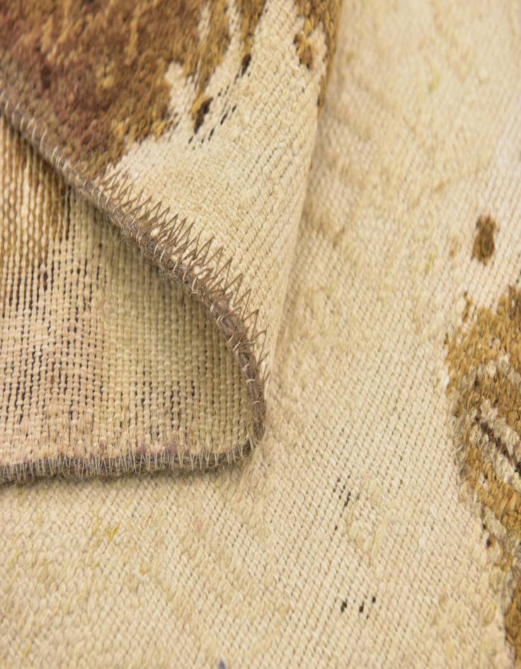 Detail image of  3' x 6'  Hand Knotted Ultra Vintage Persian Wool Runner Rug