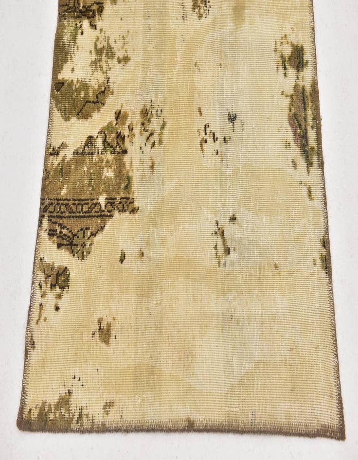 Detail image of  2' 6 x 6' 10  Hand Knotted Ultra Vintage Persian Wool Runner Rug