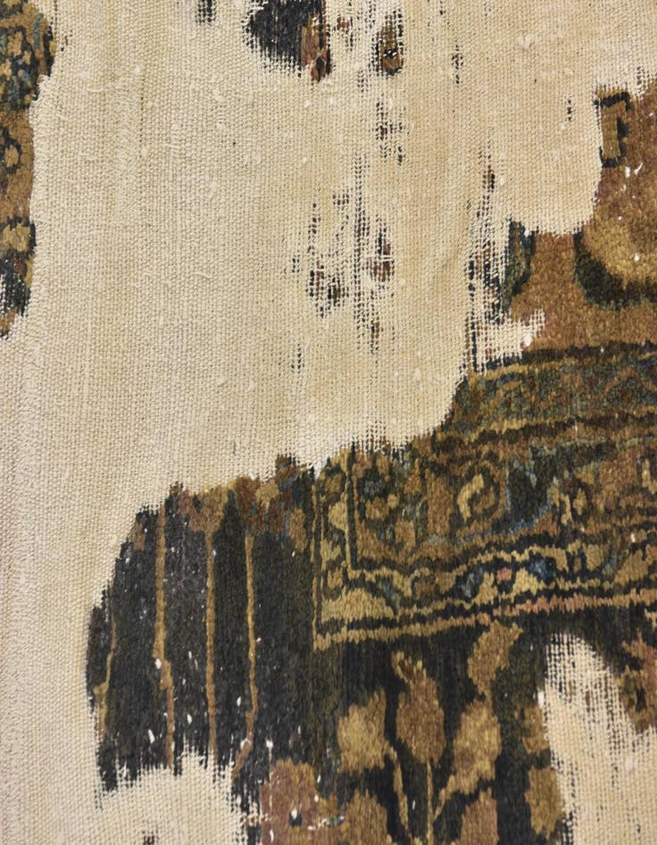 Detail image of  2' x 9' 10  Hand Knotted Ultra Vintage Persian Wool Runner Rug
