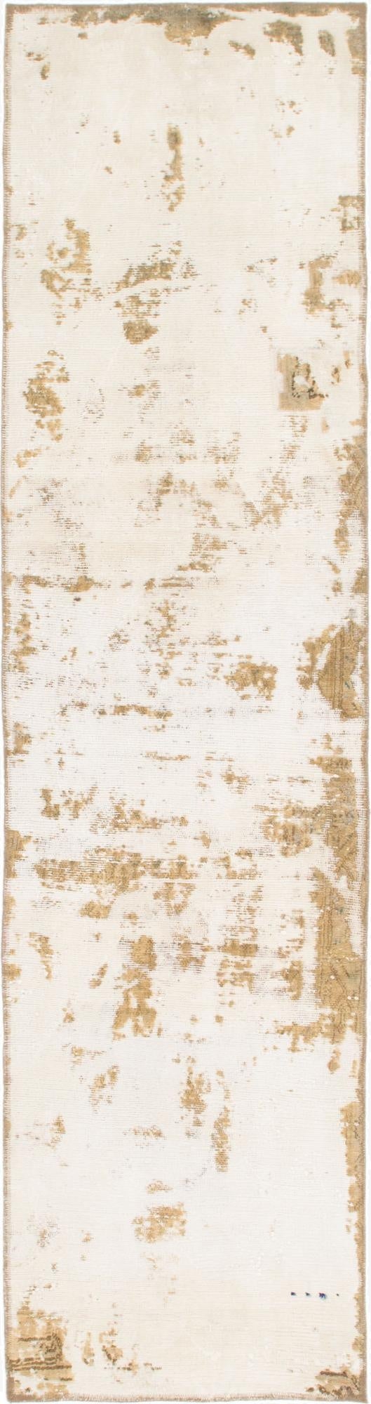  2' 6 x 9' 8  Hand Knotted Ultra Vintage Persian Wool Runner Rug