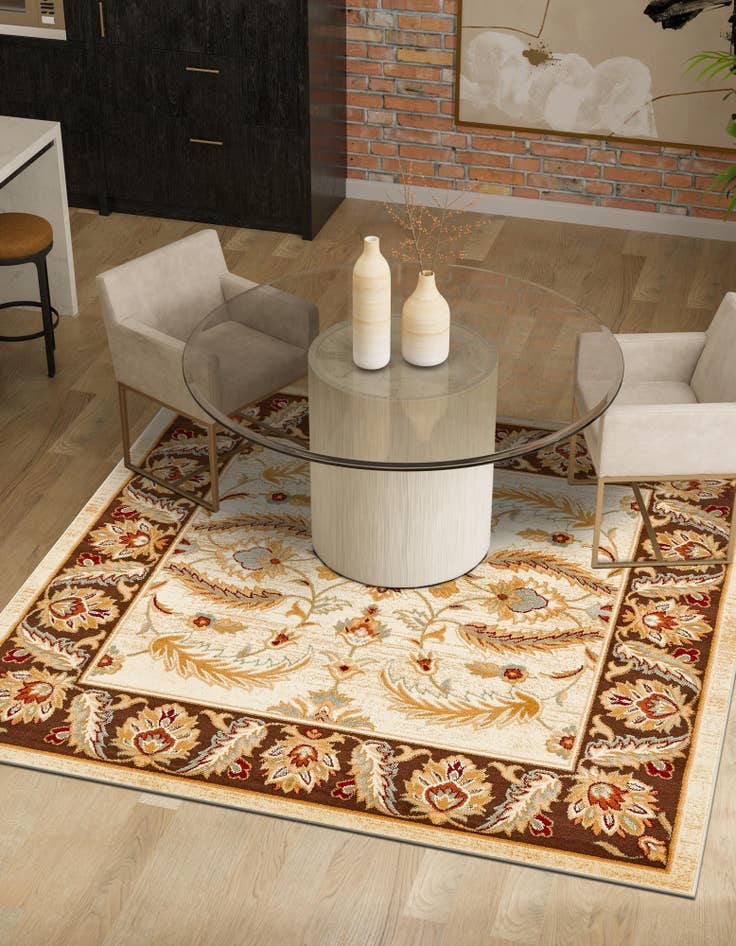 Detail image of  4' x 4' Aditi Square Rug