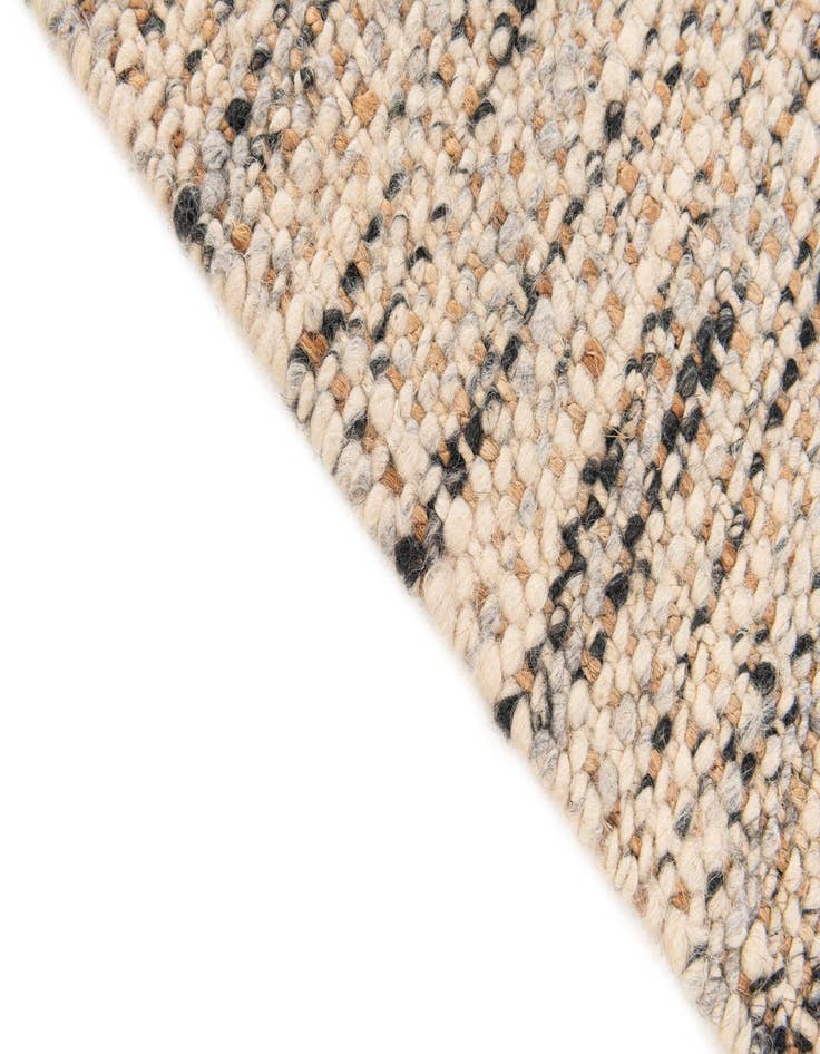 Detail image of  1' 7 x 1' 7  Hand Braided Jute Square Rug