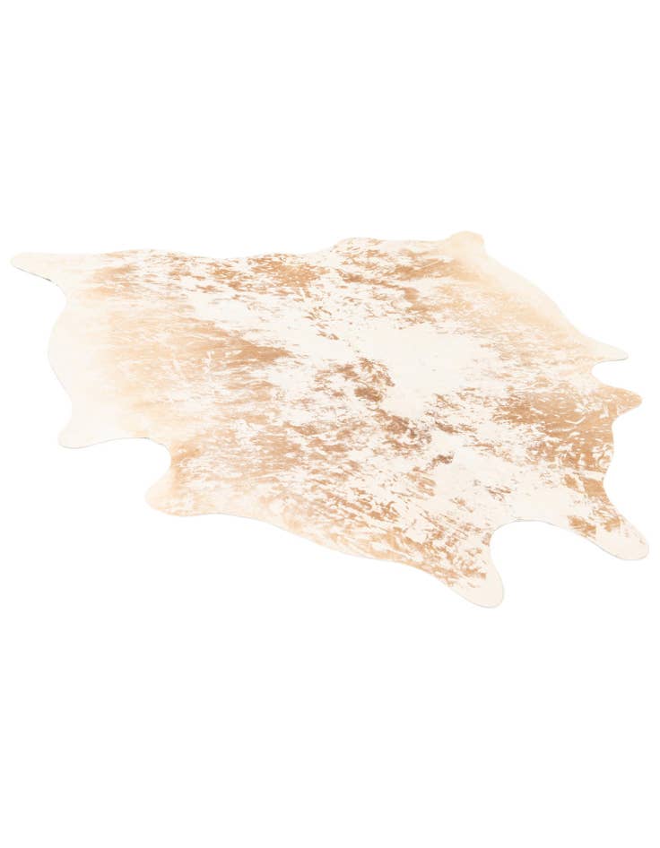 Detail image of  6' 10 x 7' Cowhide Leather Square Rug