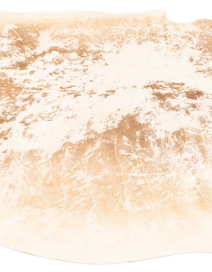 Detail image of  6' 10 x 7' Cowhide Leather Square Rug