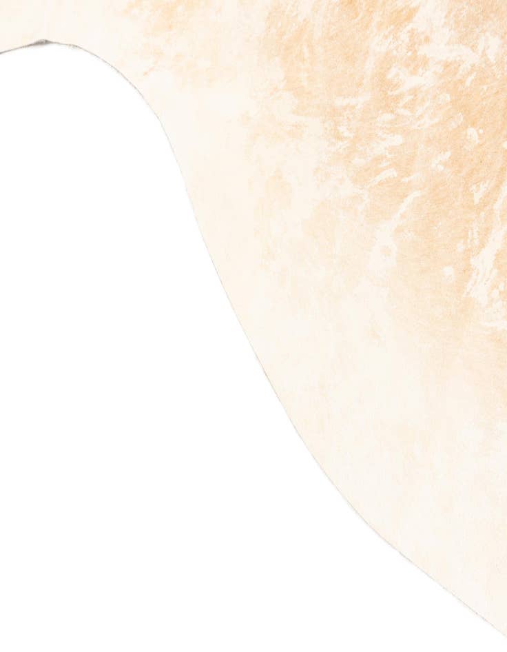 Detail image of  6' 10 x 7' Cowhide Leather Square Rug