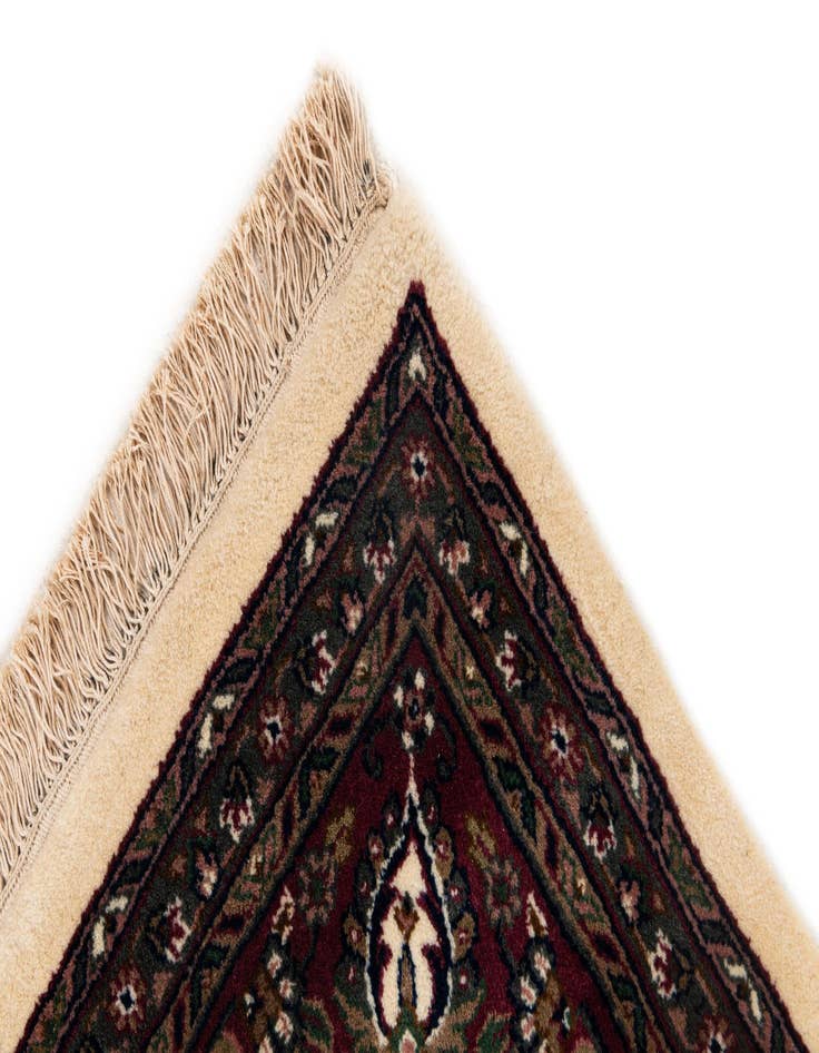 Detail image of  6' 2 x 7' 1  Hand Knotted Kashan Oriental Wool Square Rug