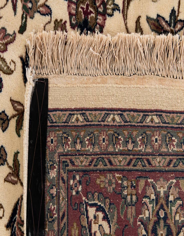 Detail image of  6' 2 x 7' 1  Hand Knotted Kashan Oriental Wool Square Rug