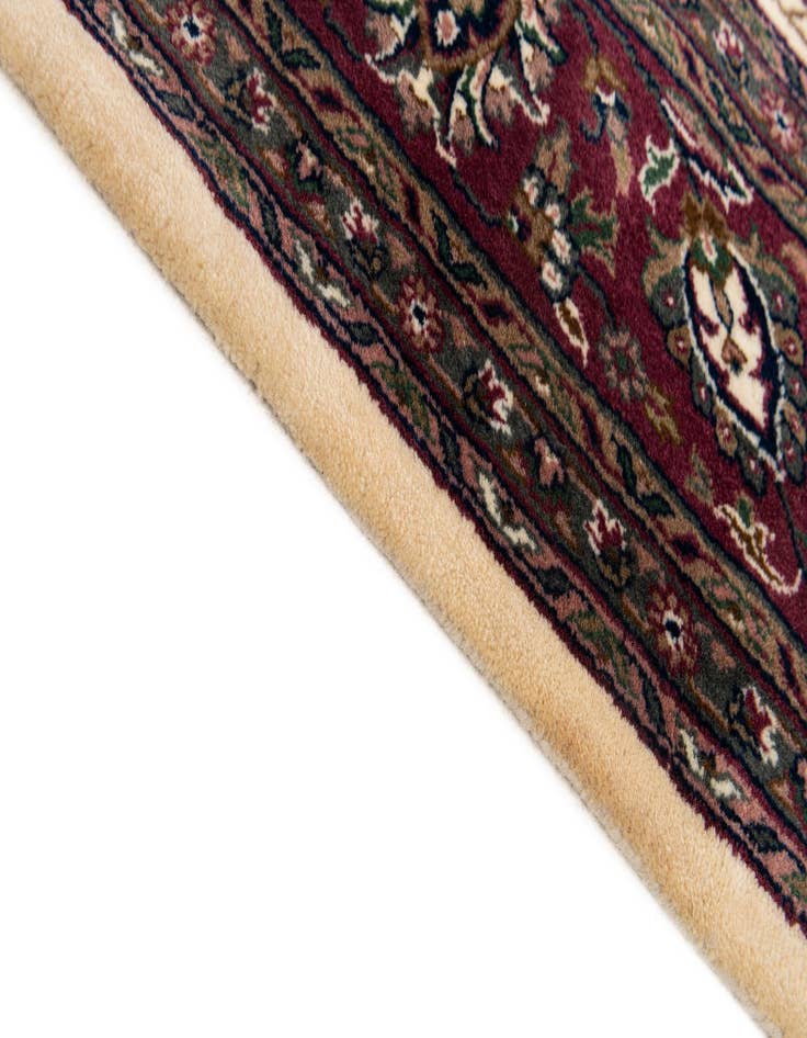 Detail image of  6' 2 x 7' 1  Hand Knotted Kashan Oriental Wool Square Rug