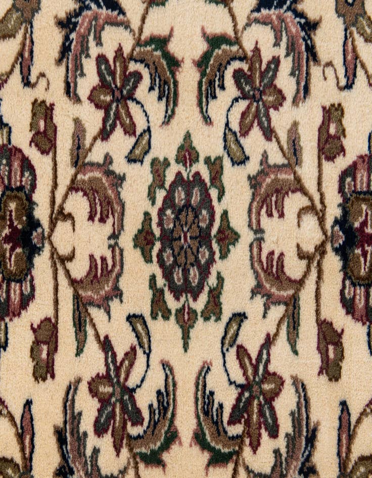 Detail image of  6' 2 x 7' 1  Hand Knotted Kashan Oriental Wool Square Rug