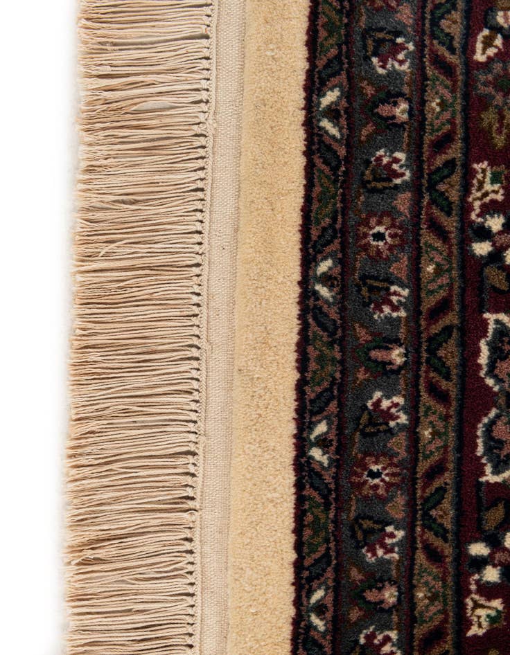 Detail image of  6' 2 x 7' 1  Hand Knotted Kashan Oriental Wool Square Rug