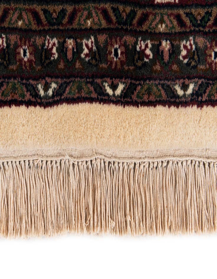 Detail image of  6' 2 x 7' 1  Hand Knotted Kashan Oriental Wool Square Rug