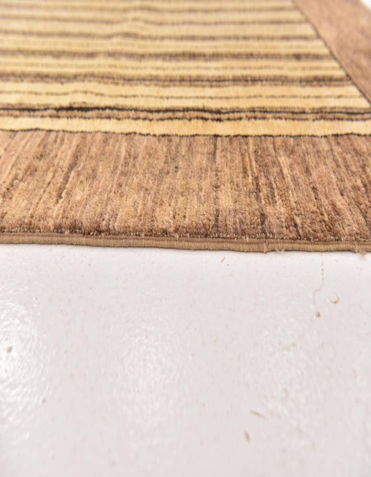 Detail image of  6' 4 x 6' 5  Hand Knotted Kashkuli Gabbeh Wool Square Rug