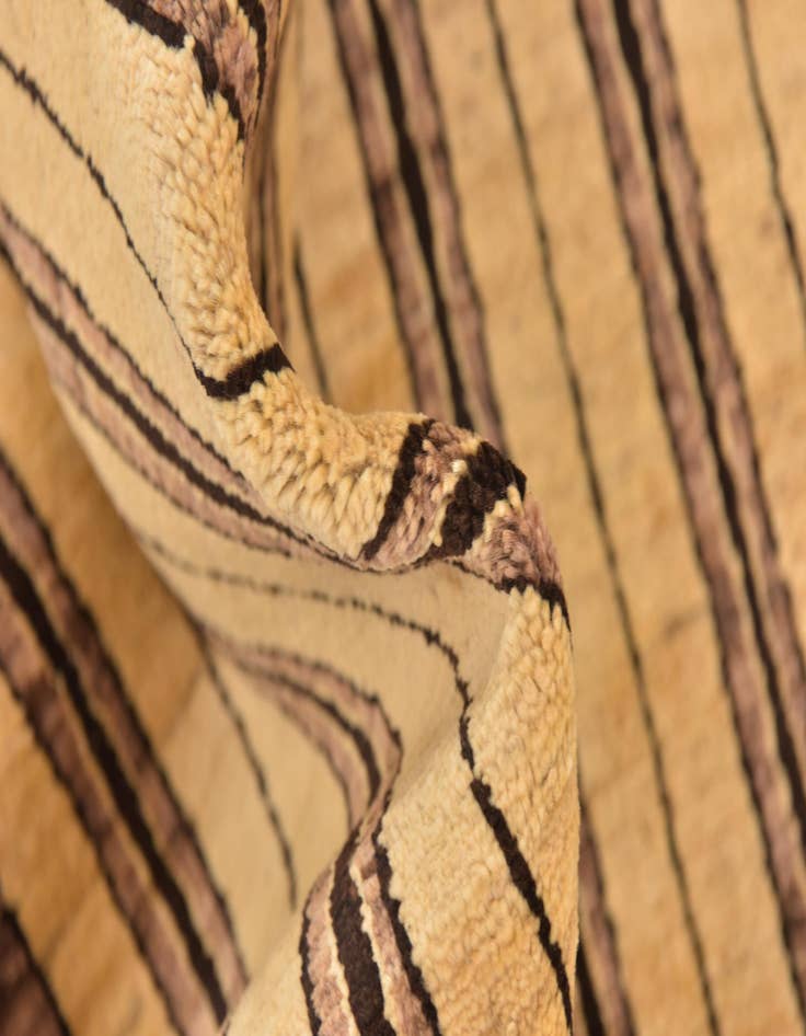 Detail image of  6' 4 x 6' 5  Hand Knotted Kashkuli Gabbeh Wool Square Rug