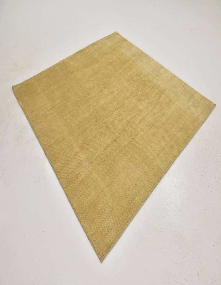 Detail image of  6' 6 x 6' 6  Hand Knotted Kashkuli Gabbeh Wool Square Rug