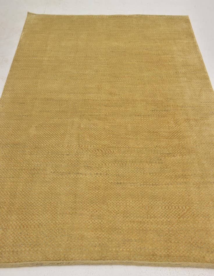 Detail image of  6' 6 x 6' 6  Hand Knotted Kashkuli Gabbeh Wool Square Rug