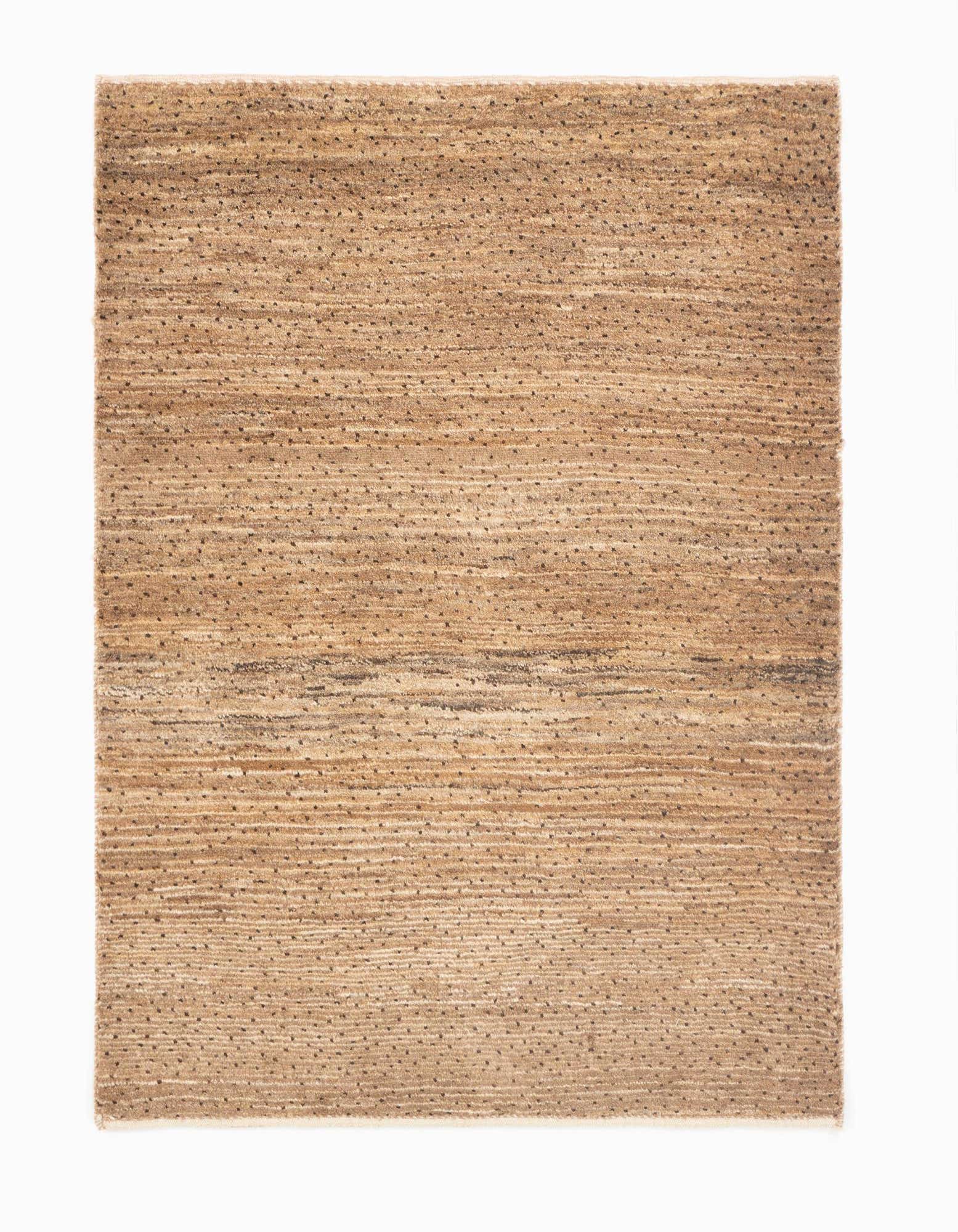 A 3' 1 x 3' 4 square Kashkuli Persian rug in ivory and cream tones, made of 100% wool.