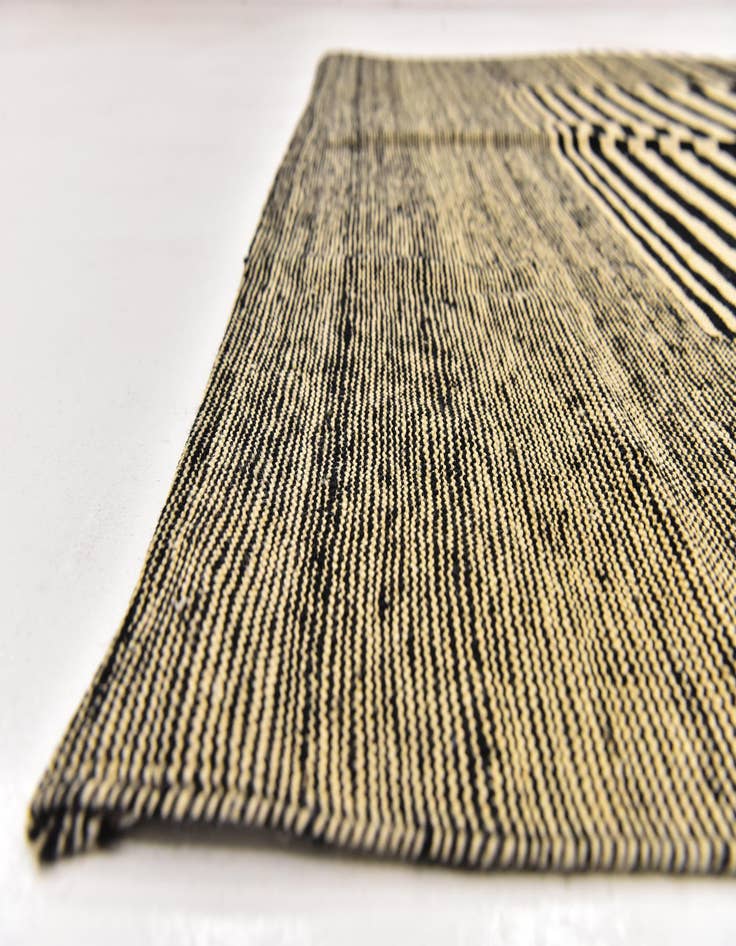 Detail image of  6' x 7' 6  Hand Woven Kilim Modern Wool Square Rug