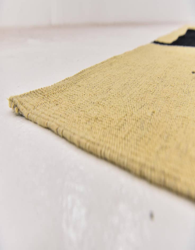 Detail image of  6' x 7'  Hand Woven Kilim Modern Wool Square Rug