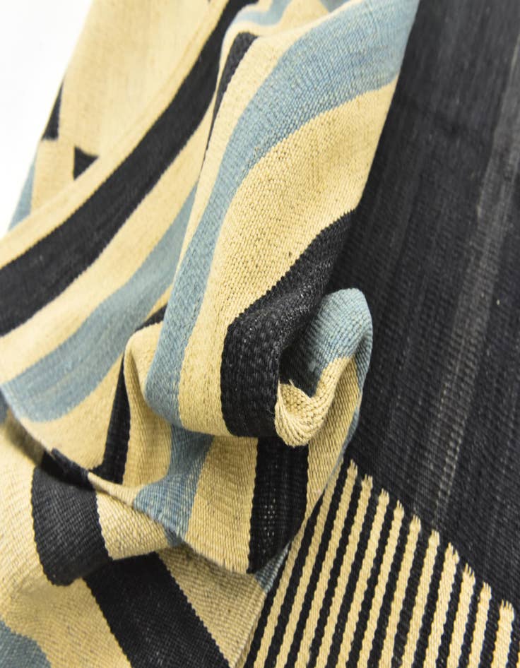 Detail image of  5' 6 x 6' 4  Hand Woven Kilim Modern Wool Square Rug