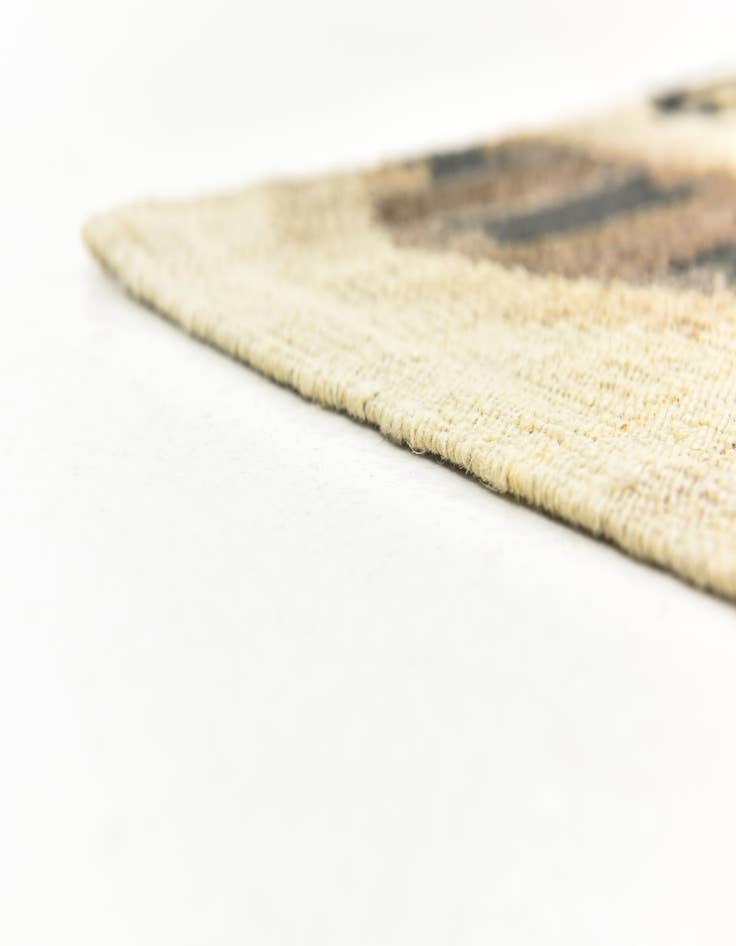 Detail image of  6' x 7' 3  Hand Woven Kilim Modern Wool Square Rug