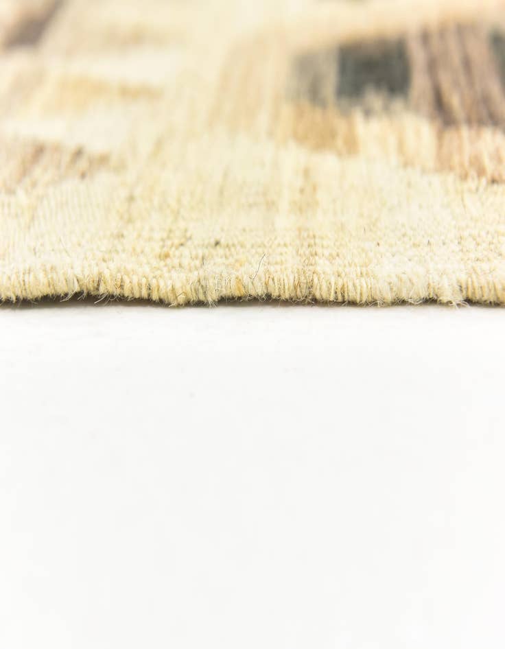 Detail image of  6' x 7' 3  Hand Woven Kilim Modern Wool Square Rug