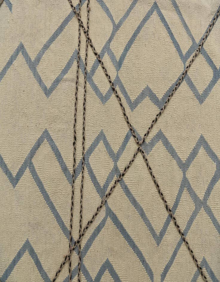Detail image of  8' 3 x 8' 5  Hand Woven Kilim Modern Wool Square Rug