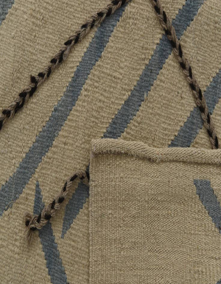 Detail image of  8' 3 x 8' 5  Hand Woven Kilim Modern Wool Square Rug