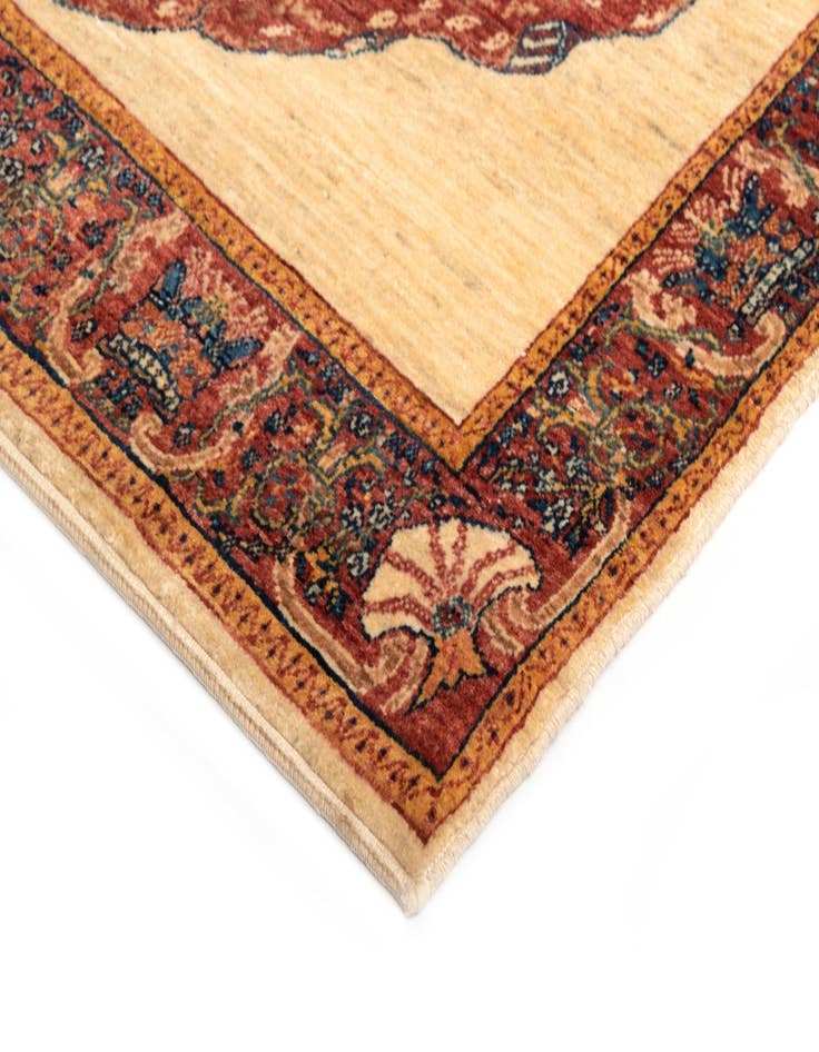 Detail image of  4' 4 x 5' 2 Luribaft Wool Square Rug