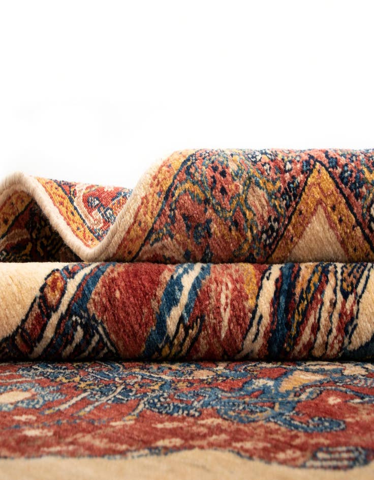 Detail image of  4' 4 x 5' 2 Luribaft Wool Square Rug