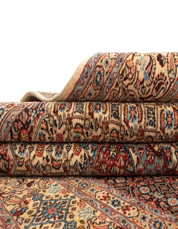 Detail image of  6' 3 x 6' 9 Mood Wool Square Rug