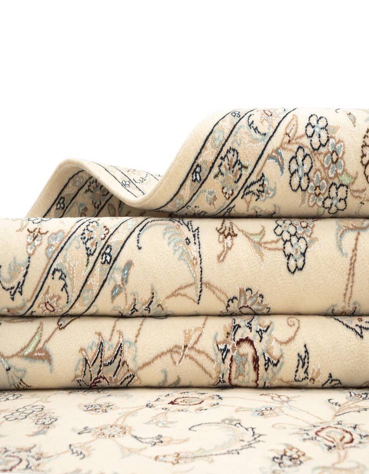 Detail image of  6' 6 x 7' 2 Nain Square Rug