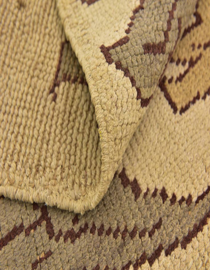 Detail image of  4' 5 x 5' 2  Hand Knotted Oushak Wool Square Rug