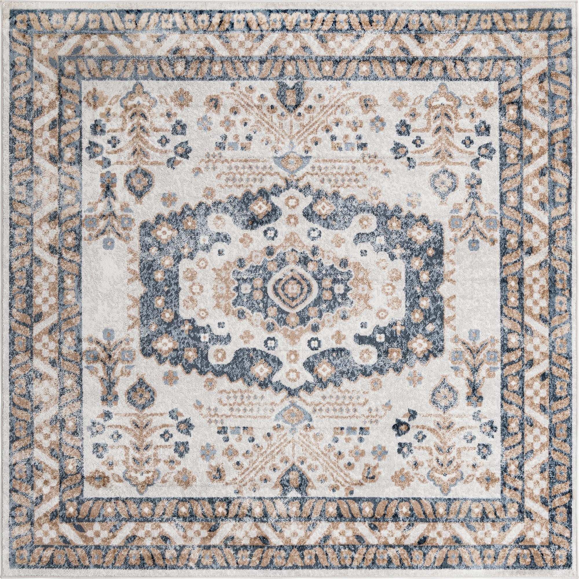  7' 10 x 7' 10 Oxford Square Rug