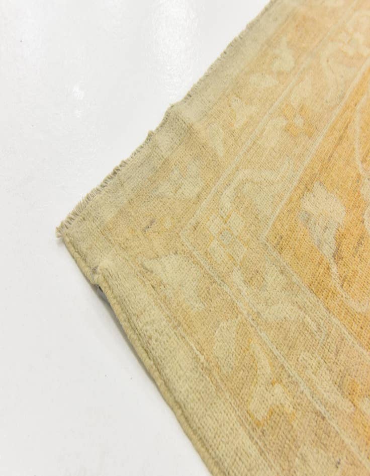 Detail image of  13' 10 x 14' 8  Hand Knotted Peshawar Ziegler Square Rug